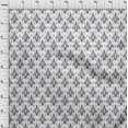 thumbnail image 3 of oneOone Viscose Chiffon Fabric Diamond & Swirl Ikat Printed Craft Fabric BTY 42 Inch Wide, 3 of 4