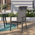 thumbnail image 1 of Chaise empilable pour patio Charleston Mainstays - Noir, 1 of 6