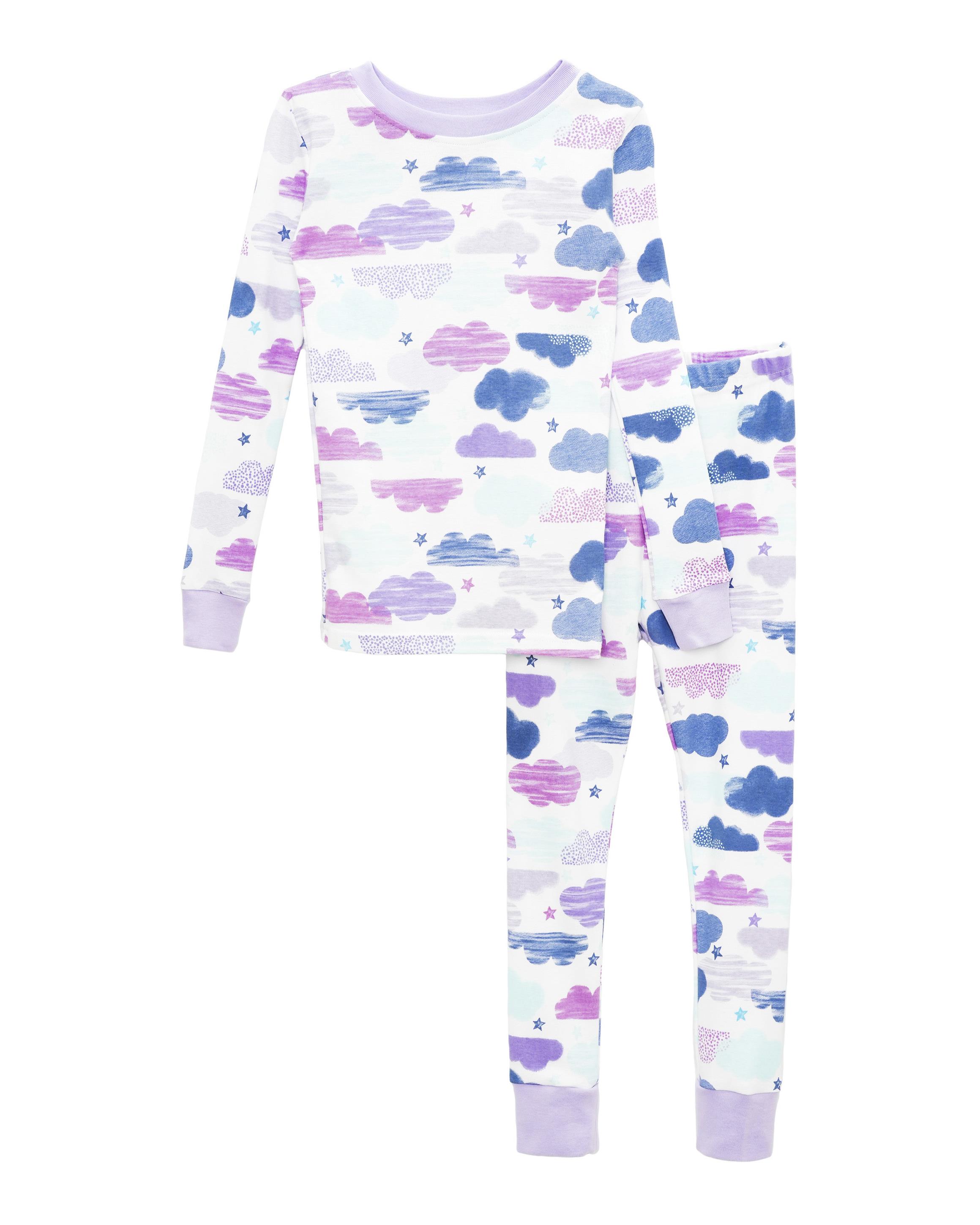 Prestigez Ensemble de Pyjama pour Filles en Coton Biologique