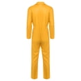 thumbnail image 4 of Runhomal Men's Long Sleeve Coveralls Dustproof Durable Button Up Work Overalls Jumpsuits Workwear Yellow 3XL, 4 of 5