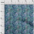thumbnail image 2 of oneOoneRayonTealGreenFabricAnimalSewingFabricByTheYardPrintedDiyClothingSewingSupplies56InchWide, 2 of 4
