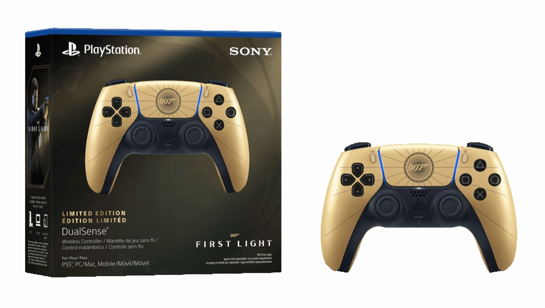 Manette de jeu sans fil DualSense® – Édition limitée 007 First Light™