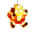 thumbnail image 2 of Christmas Window Lights under 5! CQCYD Christmas Window Hanging Lights, LED Decorative Lights for Shop and Home, Battery Powered Suction Cup Lights for Holiday Decor, 2 of 5