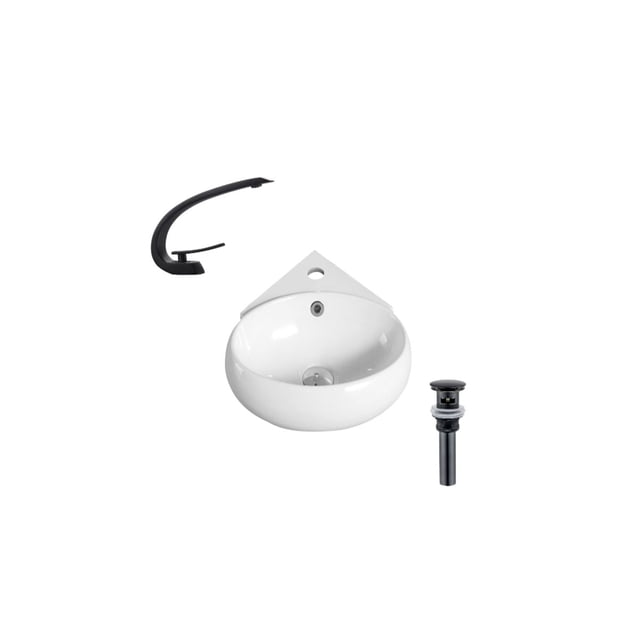 DROP Bath and Kitchen DR091296 Bathroom Vessel Sink Set