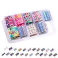 thumbnail image 2 of 1 Box Starry Sky Nail Foil Sticker Candy Manicure Decorations Decals Color Nail Shimmer Transfer Sticker Manicure Decorations Holographic Nail Paper Decals, 2 of 7