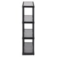 thumbnail image 4 of Gracious Living 4 Shelf Fixed Height Light Duty Storage Unit, Black (4 Pack), 4 of 10