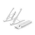 thumbnail image 1 of TFixol Adjustable Laptop Tablet Stand Multi-angle Laptop Holder Portable & Foldable Laptop Riser for 10-16'' laptops Hollow Design White, 1 of 8