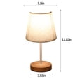 thumbnail image 3 of Birdeem Led Solid Wood Desk Lamp Stable Fabric Study Reading Lamp Suitable for Home Decoration Linen Plain Warm Night Light Indoor Lighting Desk Reading Lamp, 3 of 12