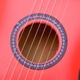 thumbnail image 4 of HEALEEP 1Pack Pink Acoustic Guitar Sturdy Wood Design For Home Use, 4 of 8
