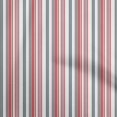 thumbnail image 1 of oneOone Soie Tabby Tissu Rouge Rayures Matière de Robe Tissu Imprimé Tissu au Mètre 42 Pouces de Large-1s, 1 of 4