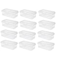 thumbnail image 1 of Sterilite Plastic FlipTop Latching Storage Box Container, Clear, (6 Pack), 1 of 9