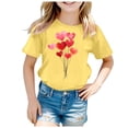 thumbnail image 4 of WEAIXIMIUNG Haut à Manches Courtes pour Enfants Imprimé T-Shirt Décontracté 160, 4 of 4