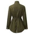 thumbnail image 4 of Kcodviy Manteau à Capuche de Pluie Extérieur Manteau d'Hiver Décontracté Femmes Vestes Cardigan Uni Robe pour Femmes Vestes pour Femmes Décontracté Coupe-Vent Manteau pour Femmes, 4 of 7