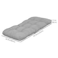 thumbnail image 3 of Outsunny Coussins de Banc de Patio 2 Pcs Coussin de Causeuse d'Extérieur 2 Places Gris, 3 of 10