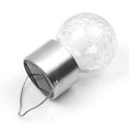 thumbnail image 2 of Lanternes Suspendues en Verre Solaires d'Extérieur en Forme de Boule Fissurée pour Jardin, 2 of 4