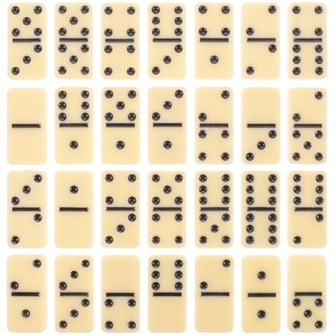 MasteelfCA 1 Set Dominoes Set Domino Block Dominoes Board Game for Adults Party Gathering
