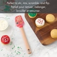 thumbnail image 4 of Holiday Time Silicone & Beechwood Spatula, Gingerbread, 4 of 10