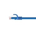thumbnail image 2 of Monoprice FLEXboot Series - Câble de Patch - RJ-45 (m) vers RJ-45 (m) - 3 Pi - UTP - CAT 6 - Moulé, Sans Accroc, Échoué - Bleu, 2 of 2