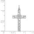 thumbnail image 2 of Pendentif Croix en Argent Sterling 925 Conçu au Laser, 2 of 2