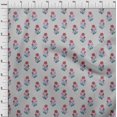 thumbnail image 3 of oneOone Polyester Lycra Fabric Leaves & Floral Block Decor Fabric Printed BTY 56 Inch Wide, 3 of 4