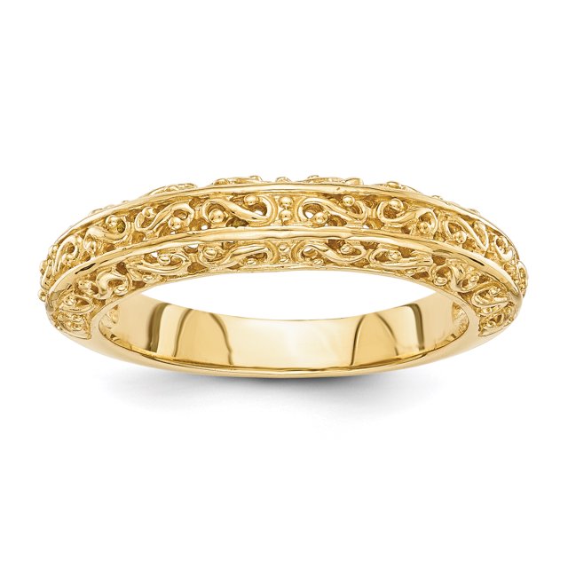 Bande Anniversaire en Or Jaune 14K Taille 6