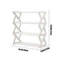 thumbnail image 3 of TopLLC Shoe Rack Organizer Shoe Rack Shoe Rack Organizer Four Tier Shoe Rack Daily Use Bedroom Closet Entryway Bedroom Shoe Rack, 3 of 6
