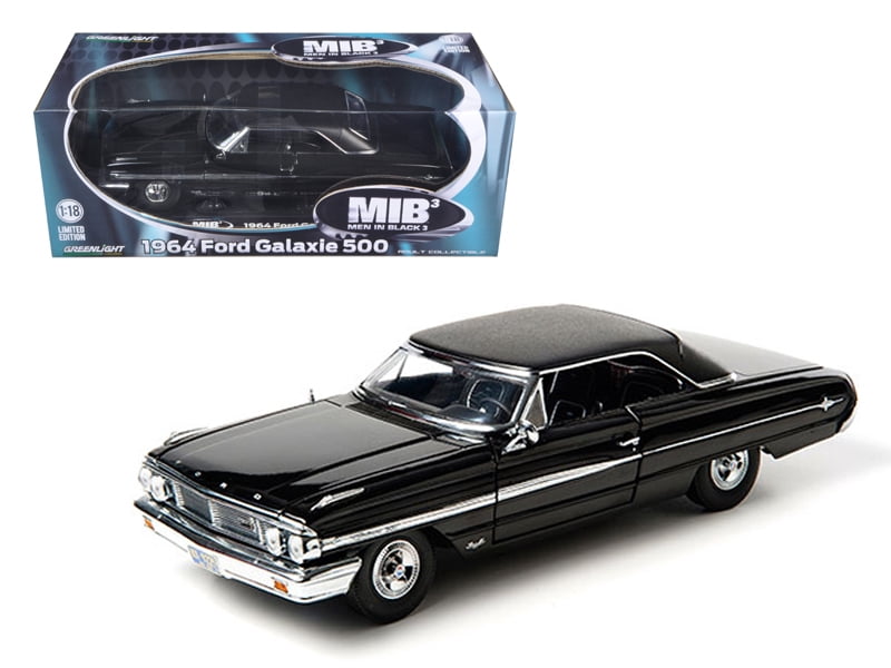 ミニカー GreenLight 1/18 1964 Ford Galaxie 500 Greenlight 1964 Ford Galaxie 500 Black From MIB Men In Black 3