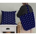 thumbnail image 5 of Soimoi Blue Poly Georgette Fabric Leaves & Lotus Floral Decor Fabric Printed Yard 52 Inch Wide, 5 of 5