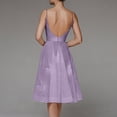 thumbnail image 4 of Hontri Robes de Soirée pour Femmes Robe Trapèze en Dentelle avec Appliqués Longue Robe de Mariée pour la Mariée en Mousseline Boho Robes de Mariée avec Fente Robes d'Invitée de Mariage pour Femmes,, 4 of 7