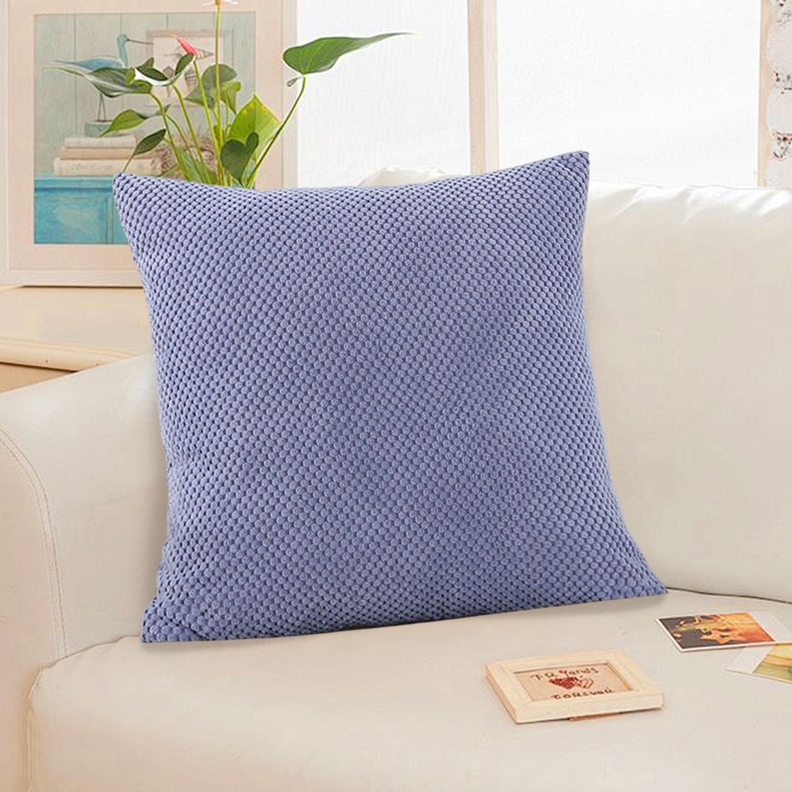 Scatter Pillow Inners Herunwer Premium Square Pillow, Throw Pillow Linen Square Pillow ...