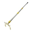 thumbnail image 1 of relayinert Stainless Steel Pool Bridge Stick Accessory Adjustable Length Space Saving Billiards Enthusiasts Billiard Cue Bridge Silver and Gold Cue with High Head, 1 of 6