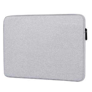 15 Sac de rangement pour ordinateur portable Inches Sac de poche pour ordinateur portatif pour les voyages en plein air (Grey)