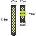 thumbnail image 2 of KOMI 3 Pack 22mm Watch Straps for Men Watch 22mm Compatible with Samsung Galaxy Watch 46mm SM-R800 R800 Galaxy Watch 3 45mm R840 Gear S3 Classic and Frontier, 2 of 5