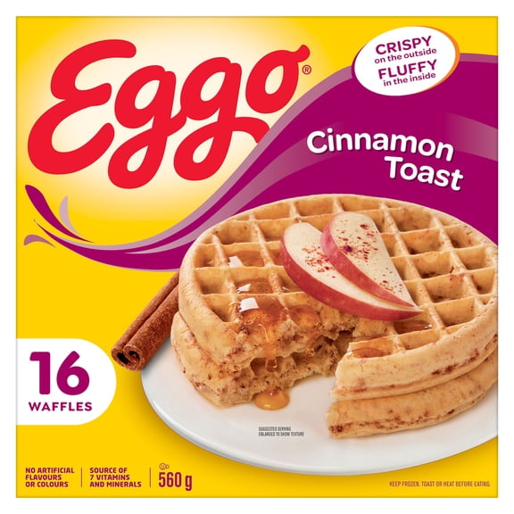 EGGO Cinnamon Toast Waffles, 560g (16 waffles), 560g, 16 waffles
