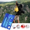 thumbnail image 3 of Multitools Hand Tools Multi Functional Tool Card Portable Combination Tool Office Supplies Letter Opener Screwdriver 8-piece Set Outdoor Tools, 3 of 5