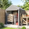 thumbnail image 2 of Outsunny 4 x 6ft Outdoor Storage Shed Tent for Motorcycle Bike Garden Tool, 2 of 9