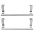 thumbnail image 2 of 2Pcs Hanging Towel Rack No Punch Bathroom Hanger Hand Towel Bar For Kitchen Towel Holder Bathroom, 2 of 8