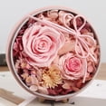 thumbnail image 4 of COFEST Flowers Preserved B-lossom In Flowers Box Long Lasting Roses for Decorating Home Mother's Day Birthday Anniversary Pink, 4 of 6