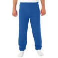 thumbnail image 1 of Jerzees Mens NuBlend Elastic Bottom Sweatpants, 2X, Royal, 1 of 2