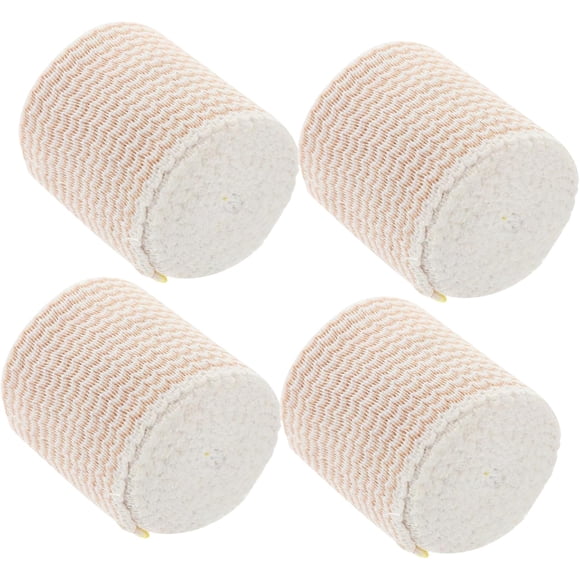 PinesC 4 Rolls of Elastic Compression Bandages 5cm x Self Adhesive Stretchy Athletic Wraps for Aid and Injury Breathable Pressure Bandage Wraps