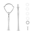 thumbnail image 2 of Abbracc 2-10pack 2 Tier Stand Holder Rack Handle Fitting Hardware Rod 2 Pcs, 2 of 9