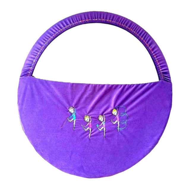 jinwen Obstacle Course Bag Gymnastics Equipment Organizer for Show Performance Violet L