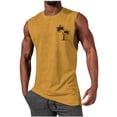 thumbnail image 1 of EGNMCR Débardeurs Homme Homme Décontracté Mode Chandail Sans Manches Col Rond Débardeur de Sport, 1 of 5