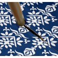 thumbnail image 3 of Vargottam Indoor/OutdoorRoundTablecloth 58 InchTablecloth With Umbrella Hole & Zip, Waterproof TableCloth, TableCovers For Backyard Table -Royal Blue, 3 of 7
