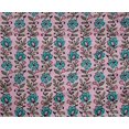 thumbnail image 4 of oneOone Polyester Lycra Fabric Leaves & Floral Block Decor Fabric Printed BTY 56 Inch Wide, 4 of 4
