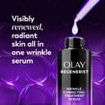 thumbnail image 3 of Olay Regenerist Collagen & Retinol Anti-Aging Serum, Brightening & Hydrating Night Treatment, 3 of 21