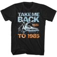 thumbnail image 1 of Back To The Future Take Me Back To 1985 Black Adult T-Shirt 3Xlt, 1 of 2