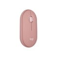 thumbnail image 1 of Logitech Pebble Mouse 2 M350s Sans Fil Bluetooth Légère avec Clics Discrets - Rose, 1 of 11