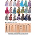 thumbnail image 2 of Bellella Robe Maxi pour Femmes à Col Rond, Longue Robe, Robe d'Été à Imprimé Floral, Aguichant, Manches Courtes, Vacances, Couleur de L'Image, 7 L, 2 of 3