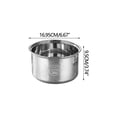 thumbnail image 3 of RRJ Stainless Steel Rice Cooker Inner Pot Replacement, Multifunctional Non-Stick Cooking Pot For Rice Grains Stews Soups, Durable Removable Inner Bowl For Electric Rice Cooker, Universal Fit, 3 of 5